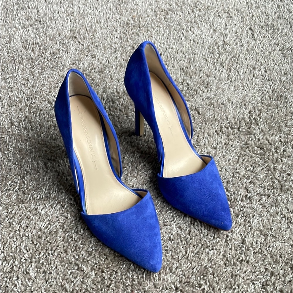 Banana Republic Blue Stiletto Heels EUC | 4” Heels | Size 7